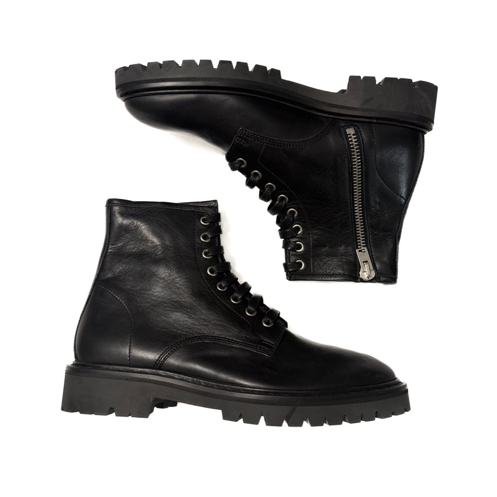 IRO Faye leather Ranger boots Lace Up - Picture 2 of 6